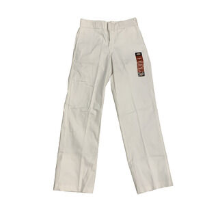 Dickies 874 Original Fit Work Pants White Mens 29x30 Uniform NWT